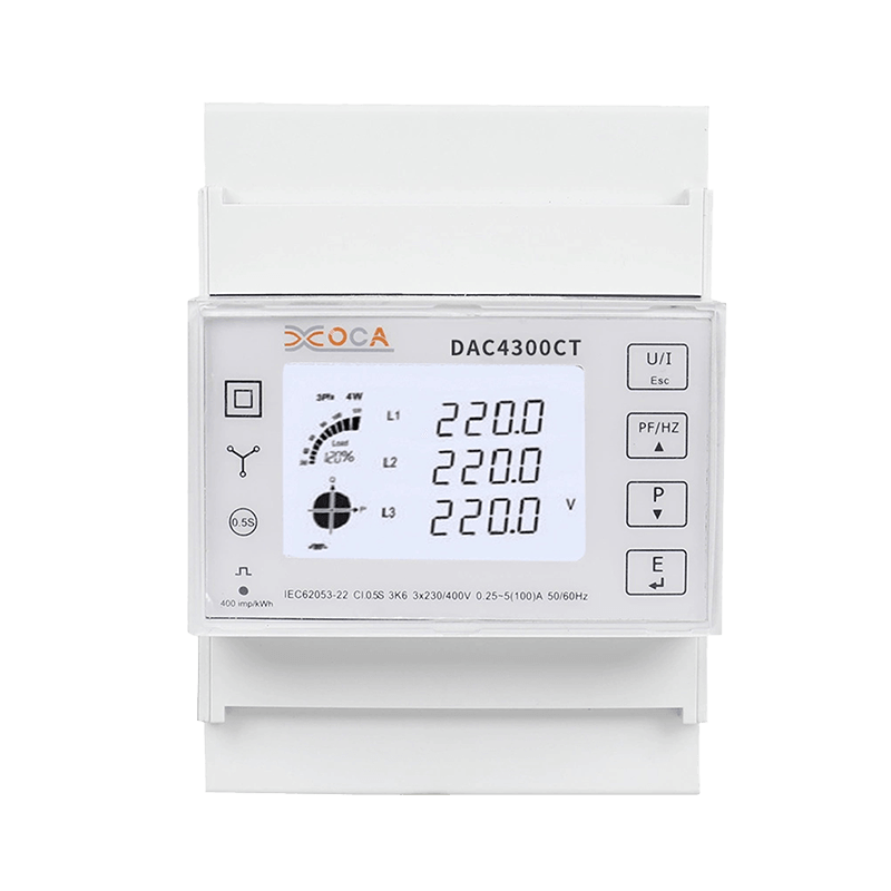 کنتور برق سه فاز پیش پرداخت Tuya Rail Dac4300CT DIN Rail AC