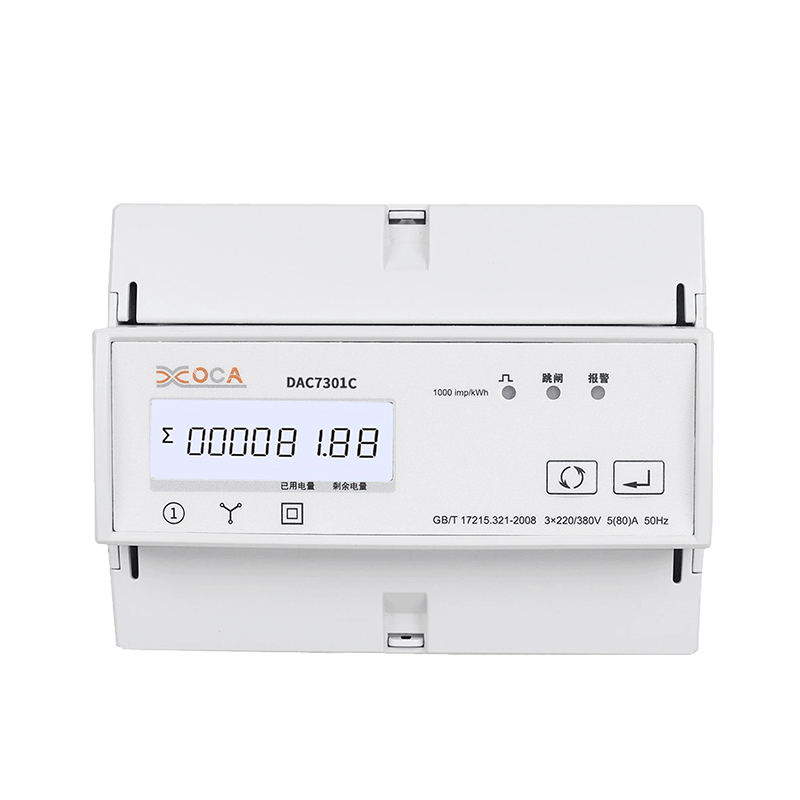 کنتور انرژی برق بی سیم Dac7301c DIN Rail AC سه فاز تعرفه Modbus