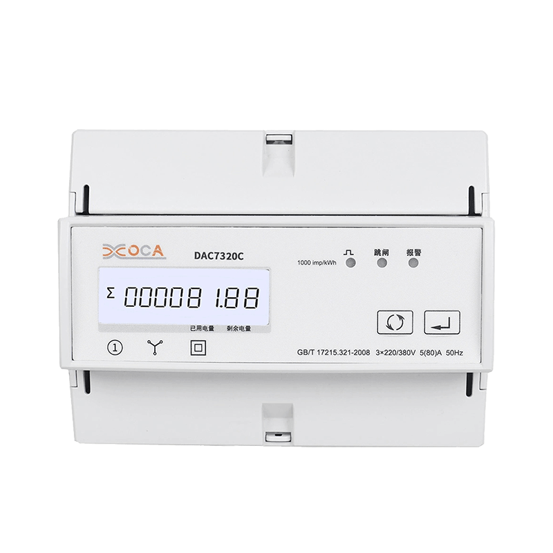 Dac7320c DIN Rail WiFi با رله کنتور انرژی الکتریکی