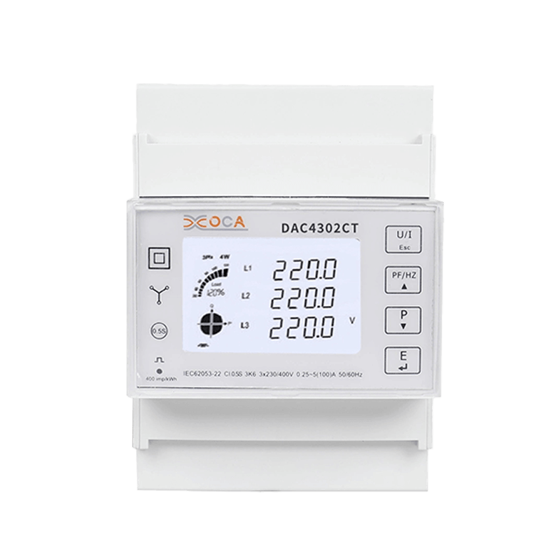 مولتی متر انرژی سنج هوشمند سه فاز Modbus Dac4302CT DIN Rail AC