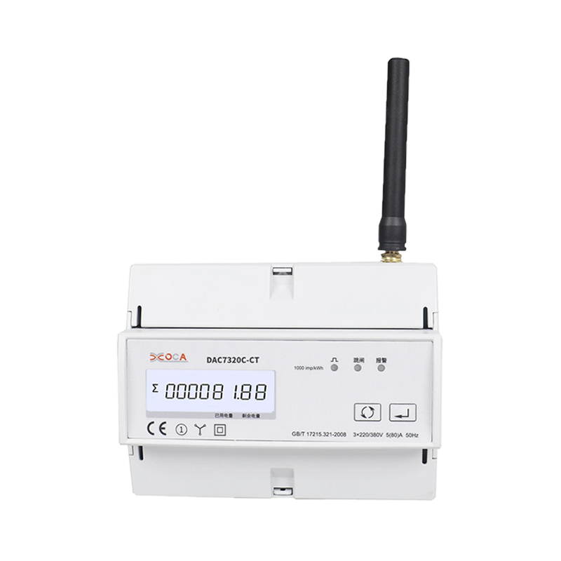 Dac7320c-CT DIN Rail Wireless با CT Power Meter