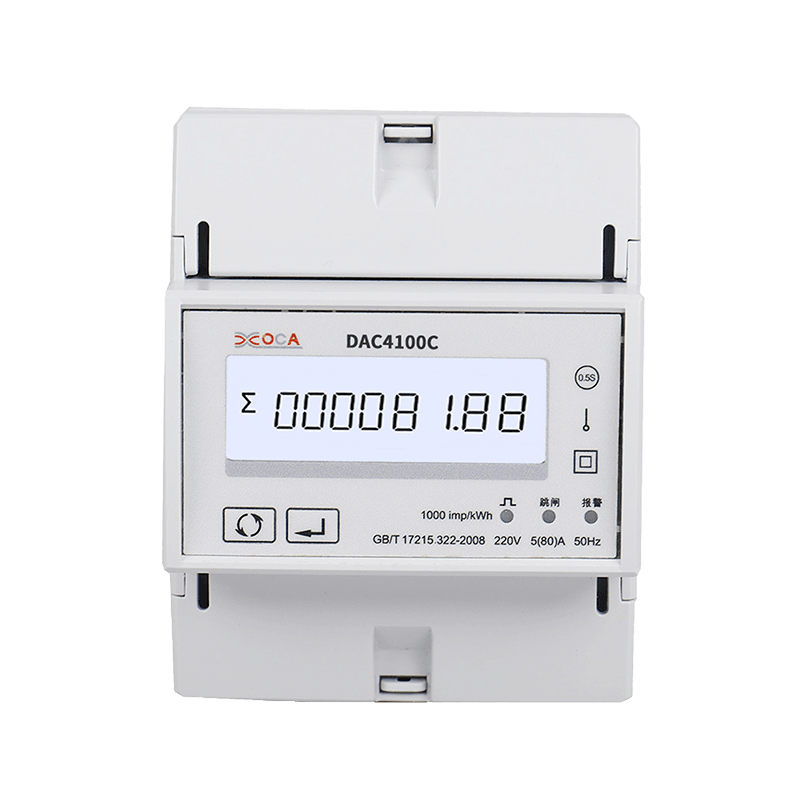 DAC4100C انرژی سنج کنترل از راه دور هوشمند تک فاز DIN Rail Modbus