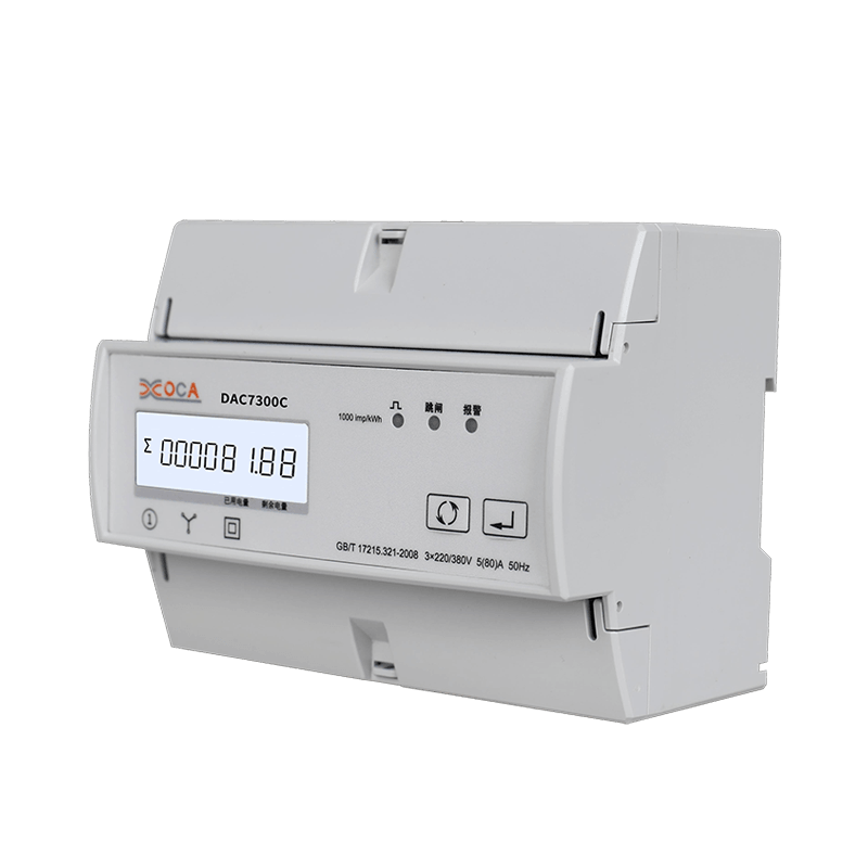 DAC7300C DIN Rail کنترل از راه دور سه فاز WiFi Modbus RS485 انرژی سنج الکترونیکی