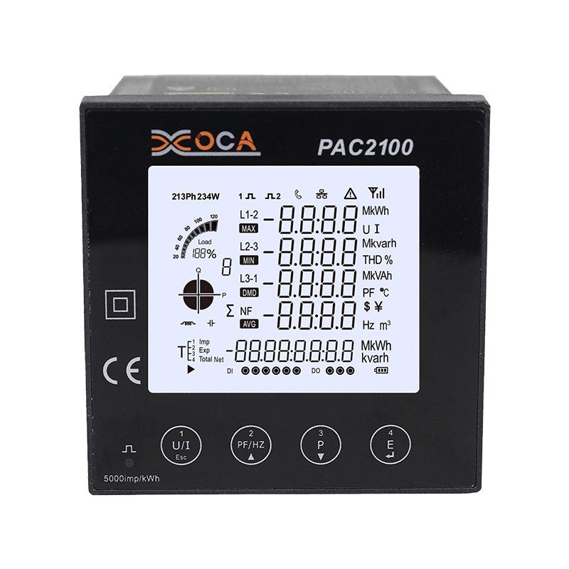 PAC2100 انرژی سنج دیجیتالی هوشمند برق LCD بزرگ