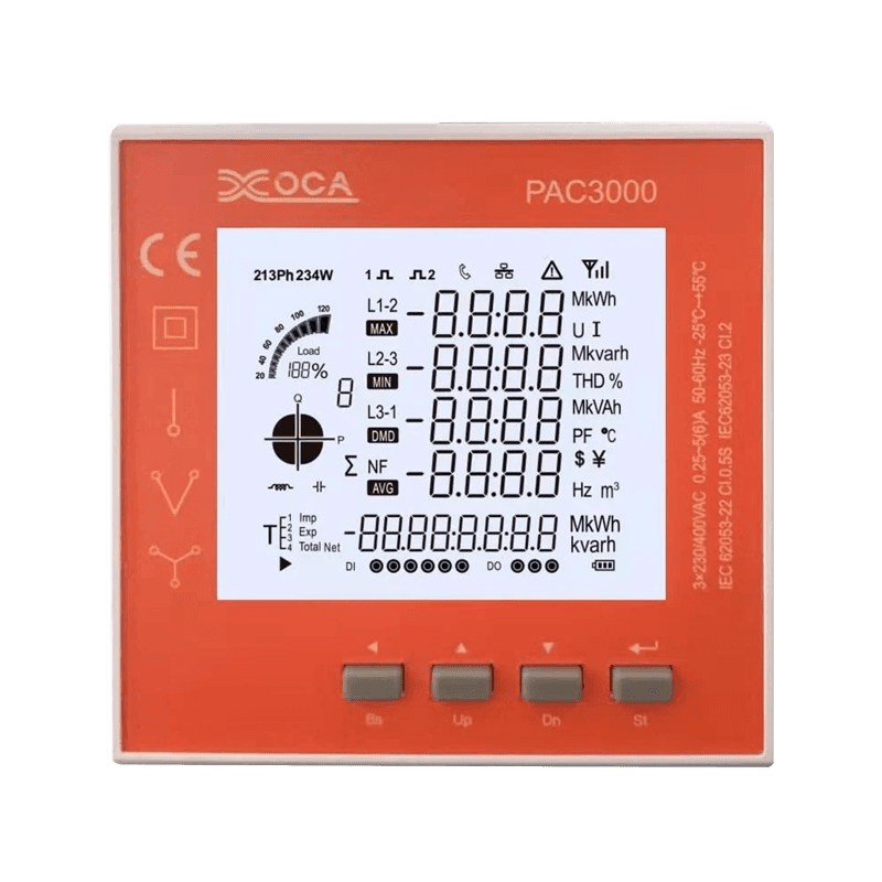 برق سنج پنل هوشمند LCD PAC3000